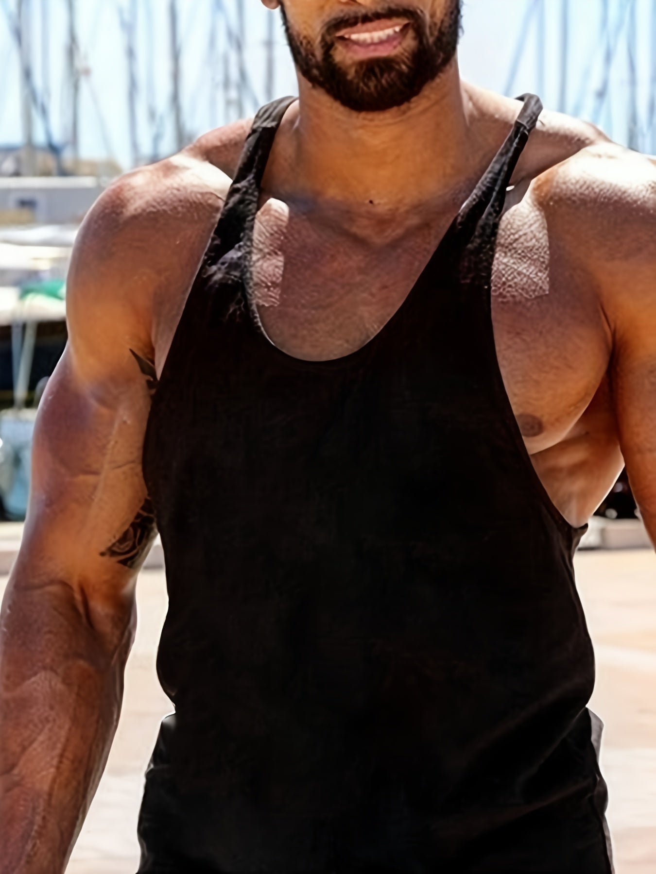 Men's Top Gym Fitness Bodybuilding Workout Tank