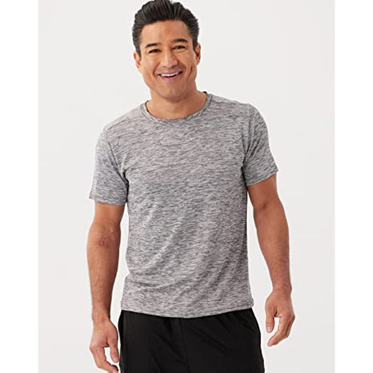 5 Pack Men’s Dry-Fit Active Athletic Performance Crew T-Shirt
