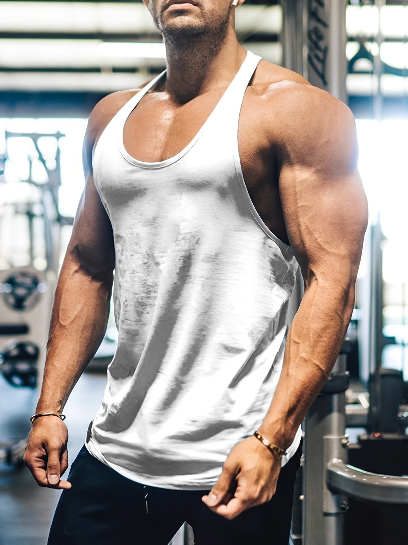 Men's Top Gym Fitness Bodybuilding Workout Tank
