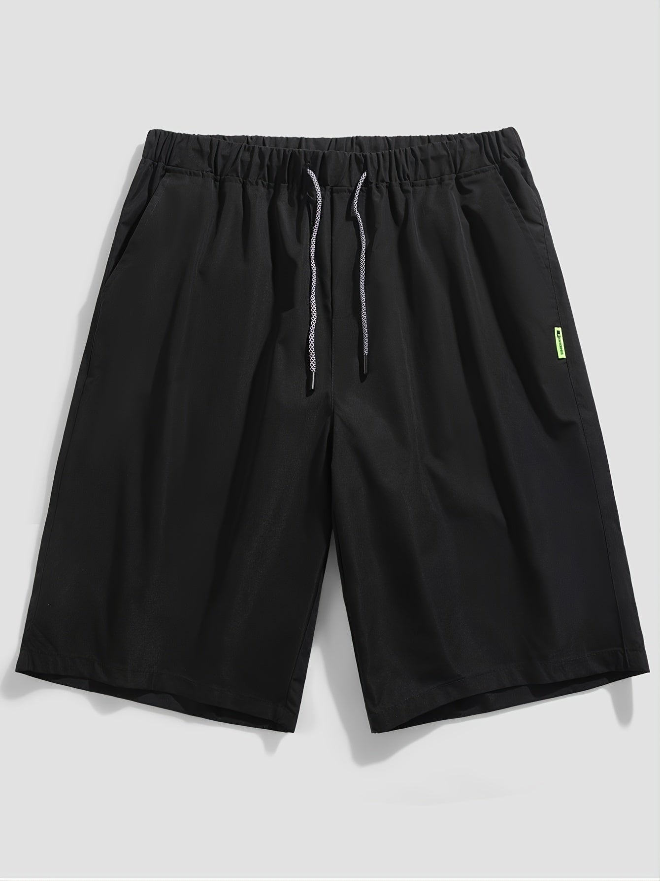 New Men's Casual Elastic Waist Loose Fit Drawstring Shorts Sweatpants