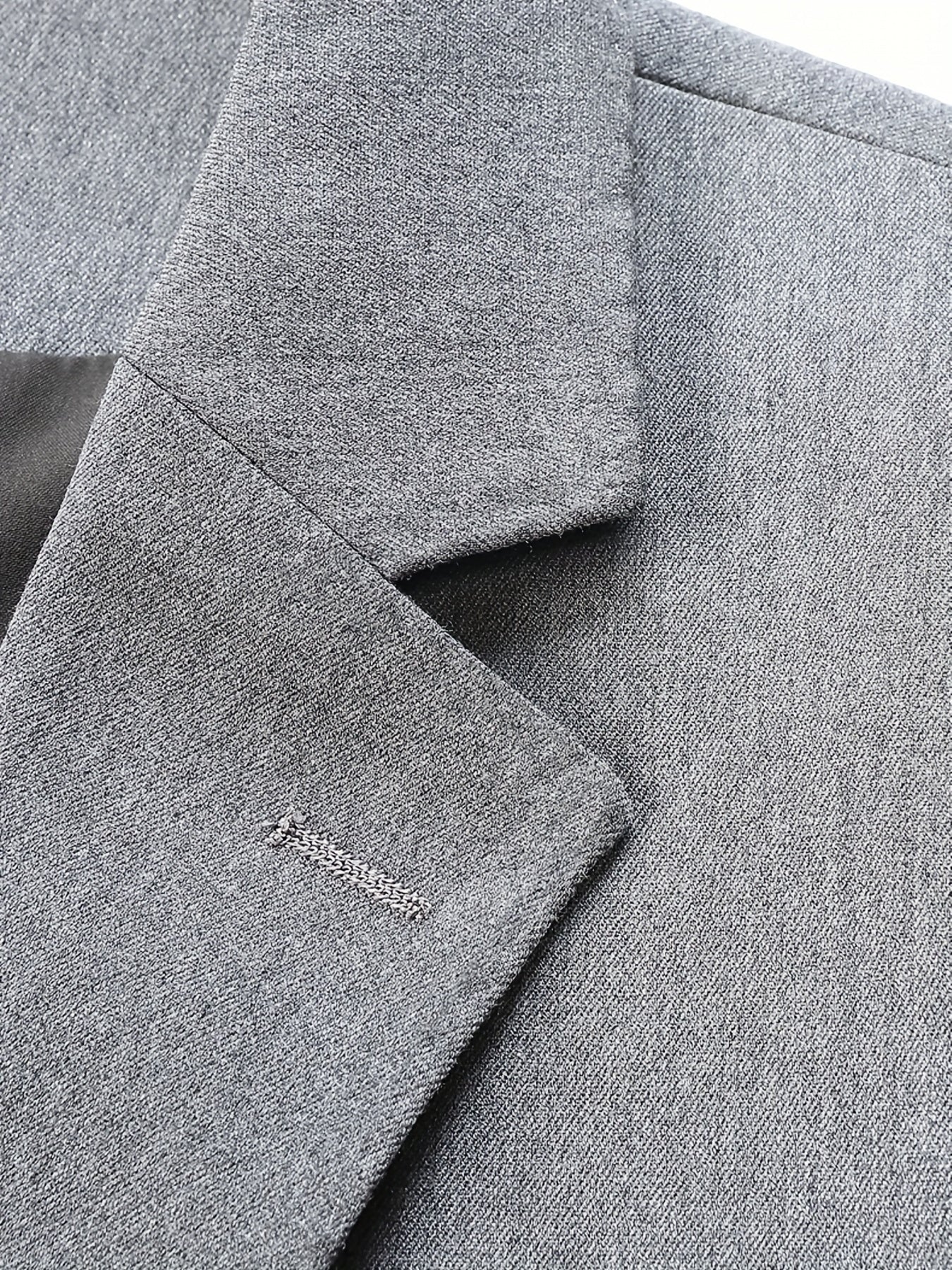Men's Casual Solid Slim Fit One Button Business Lightweight Blazer