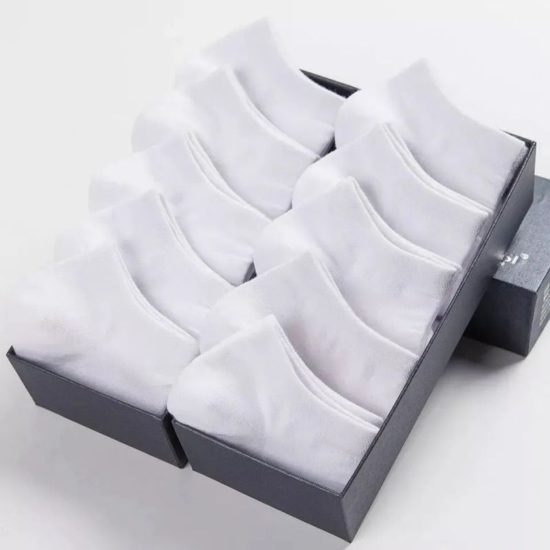 5 PairsComfy Ankle Socks Solid Color Ankle Sock Pack