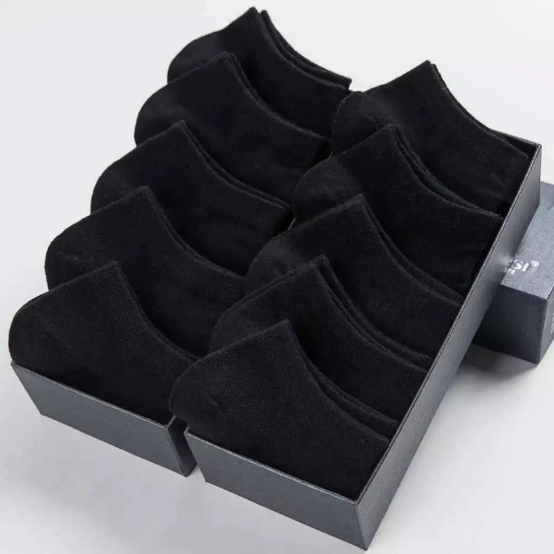 5 PairsComfy Ankle Socks Solid Color Ankle Sock Pack