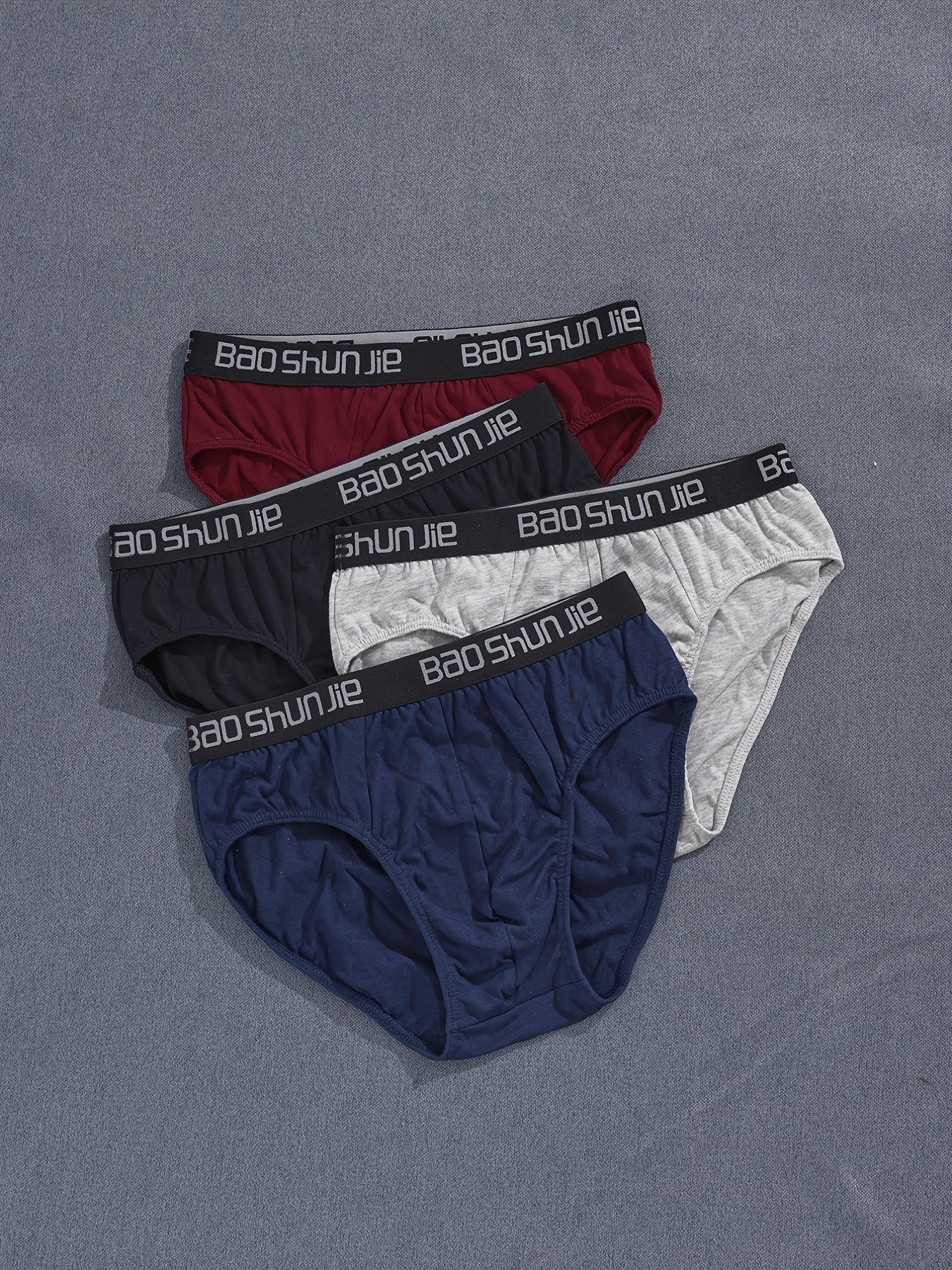 4pcs Men's Cotton Comfort Briefs