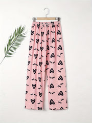 Heart Print Sleep Bottom