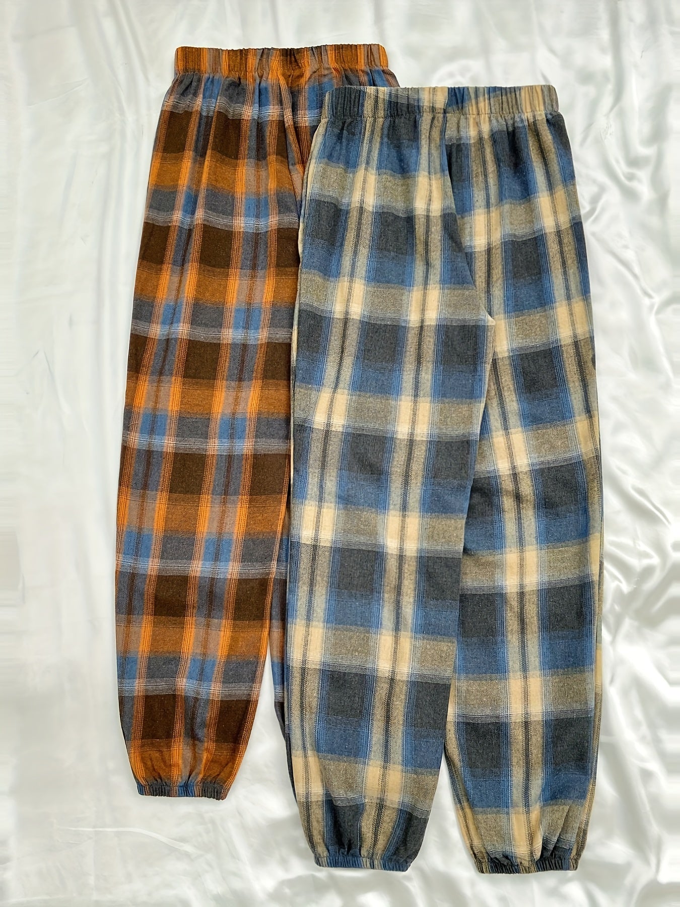 Plaid Sleep Bottoms Loungewear