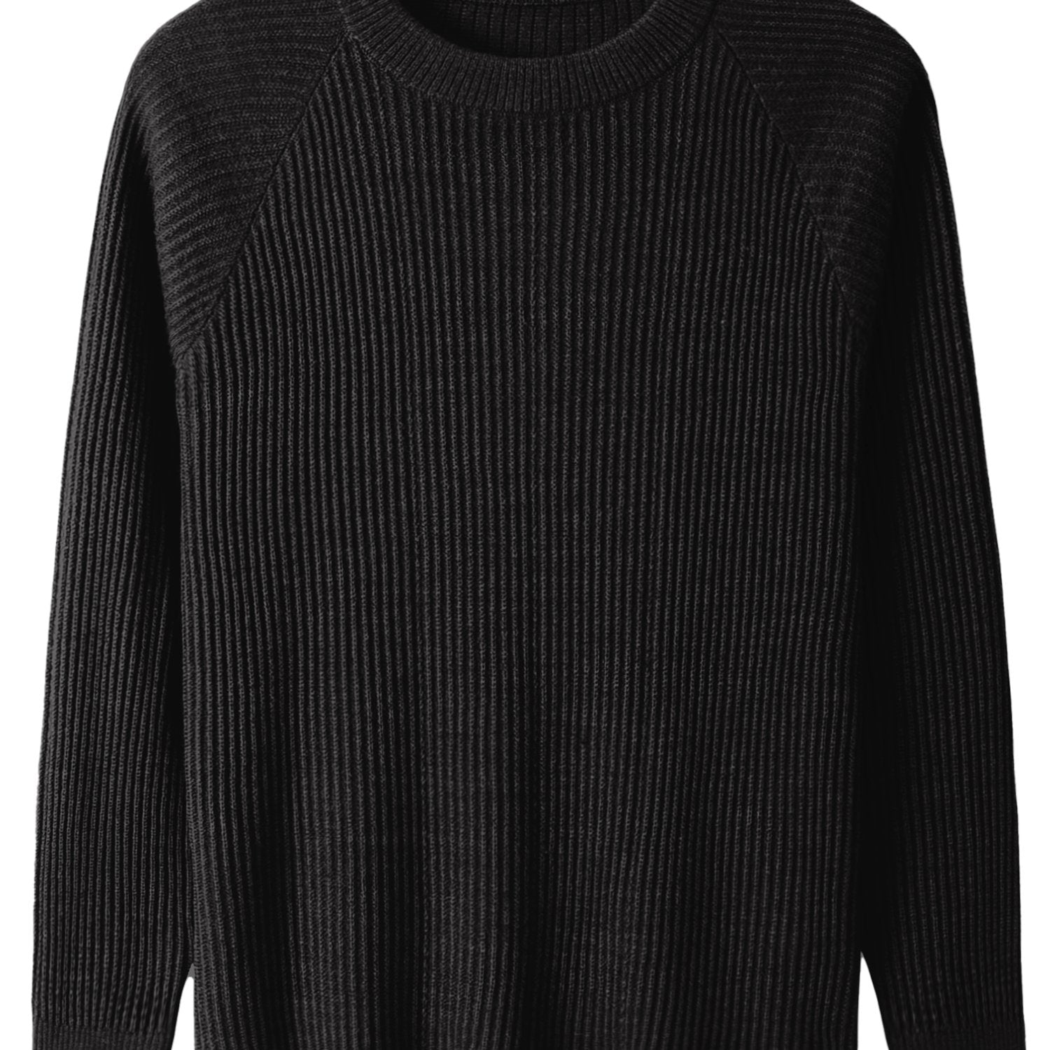 Men's Casual Warm Slightly Stretch Crew Neck Pullover Sweater