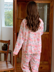 Floral Print Pajama Set