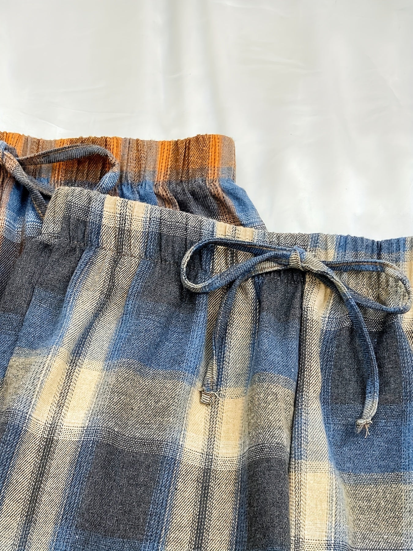 Plaid Sleep Bottoms Loungewear