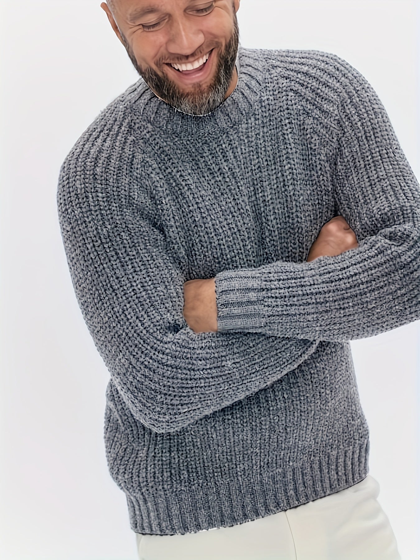 Men's Thermal Casual Knitted Pullover Sweater