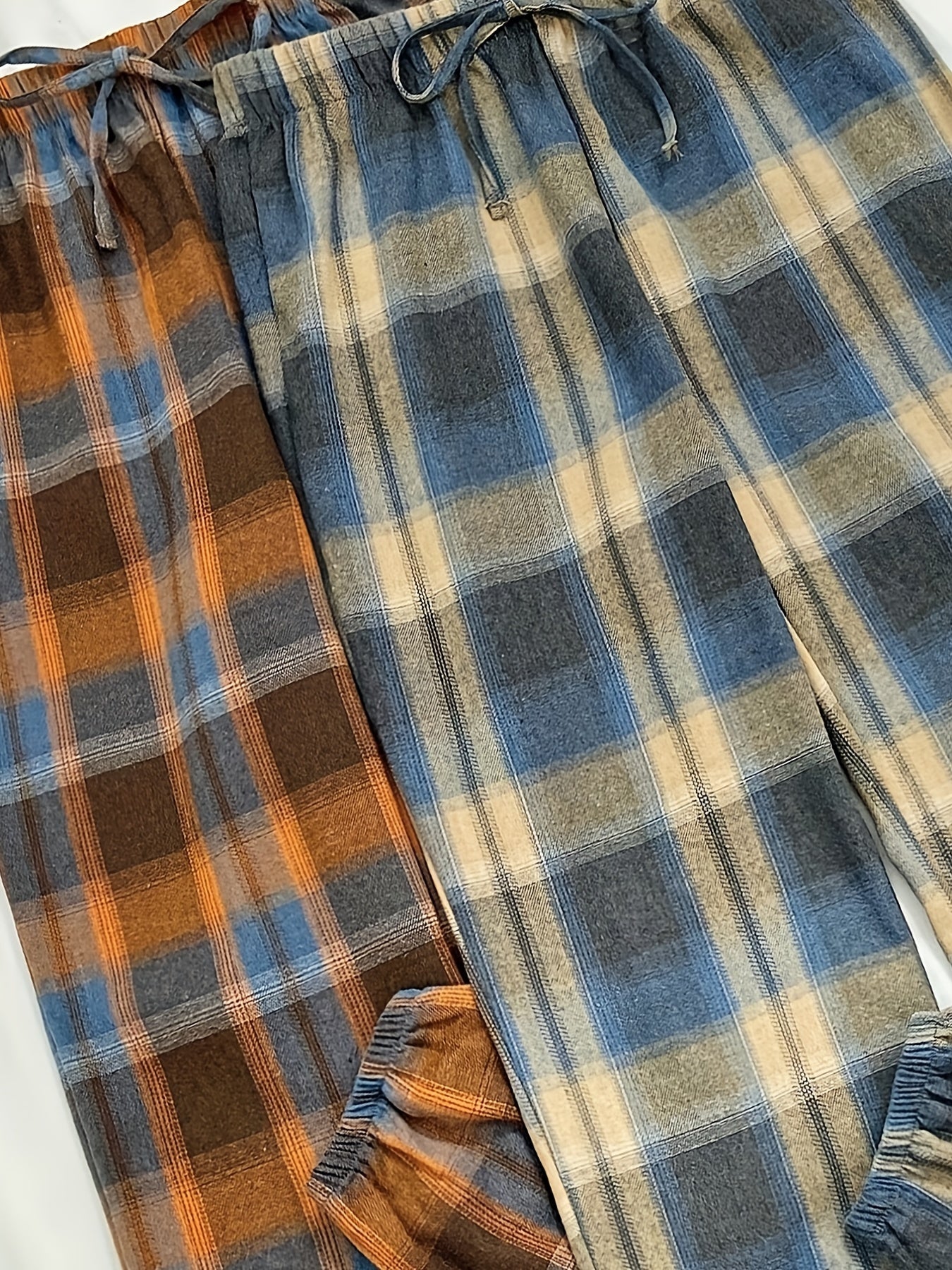 Plaid Sleep Bottoms Loungewear