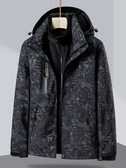 Floral Print 3-in-1 Hooded Jacket