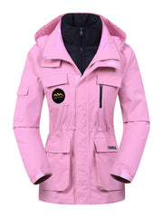 3-in-1 Outdoor Fleece Detachable Punch Jacket