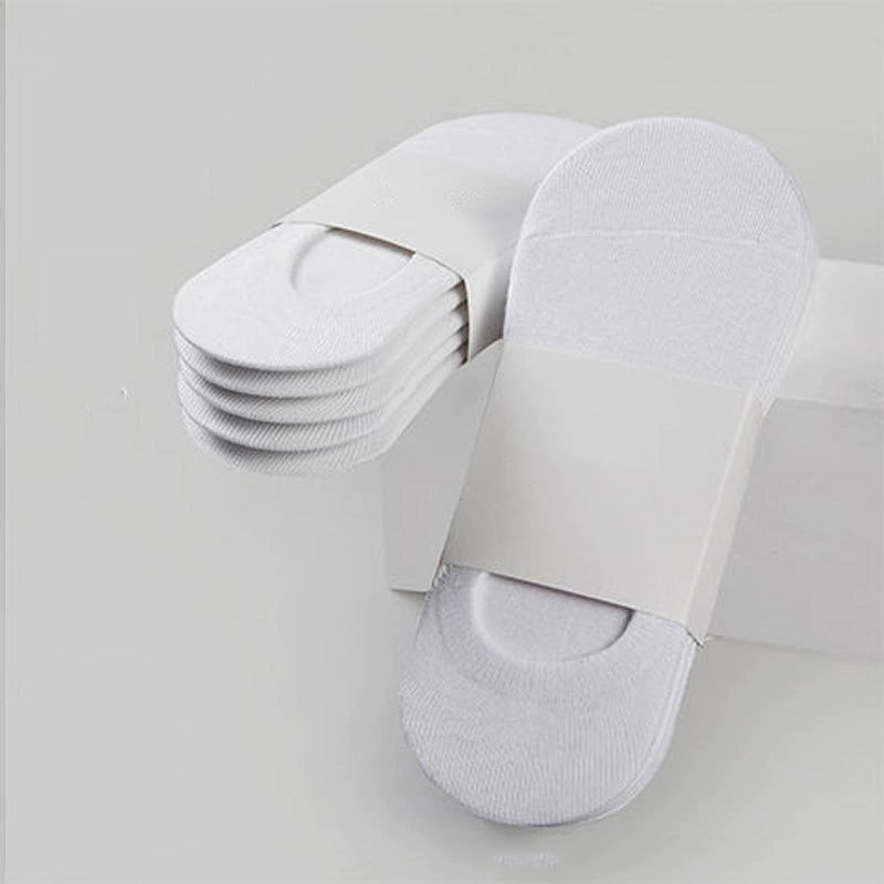 10pairs Men's Cotton Blend Plain Color Breathable Sweat Resistant Anti-odor Socks