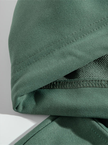 Men's Trend Drop Shoulder Hooded Sweatshirt
