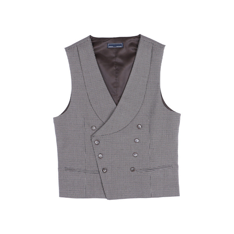 Men's Retro Suit With Lapel Gentleman Vest