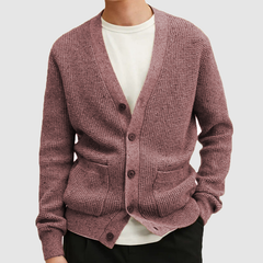 Men's knitwear autumn and winter style V-neck and thick cardigan sweater woolen coat