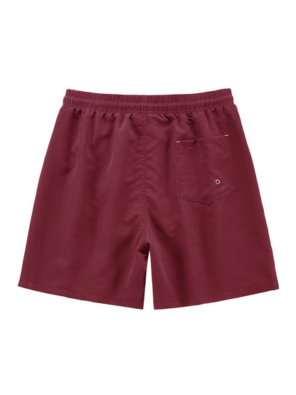 Men's Drawstring Pocket Casual Beach Shorts