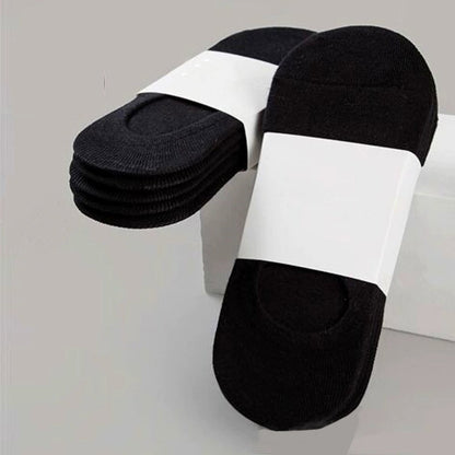 10pairs Men's Cotton Blend Plain Color Breathable Sweat Resistant Anti-odor Socks