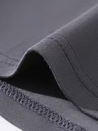 5pcs Men's Cotton Plain Color Breathable Soft Boxer Briefs Underwear