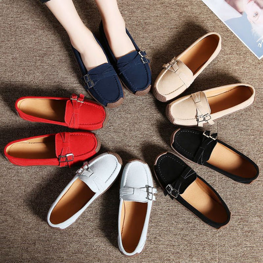 Women's Shoes Flat Slip On Large Size Shoes