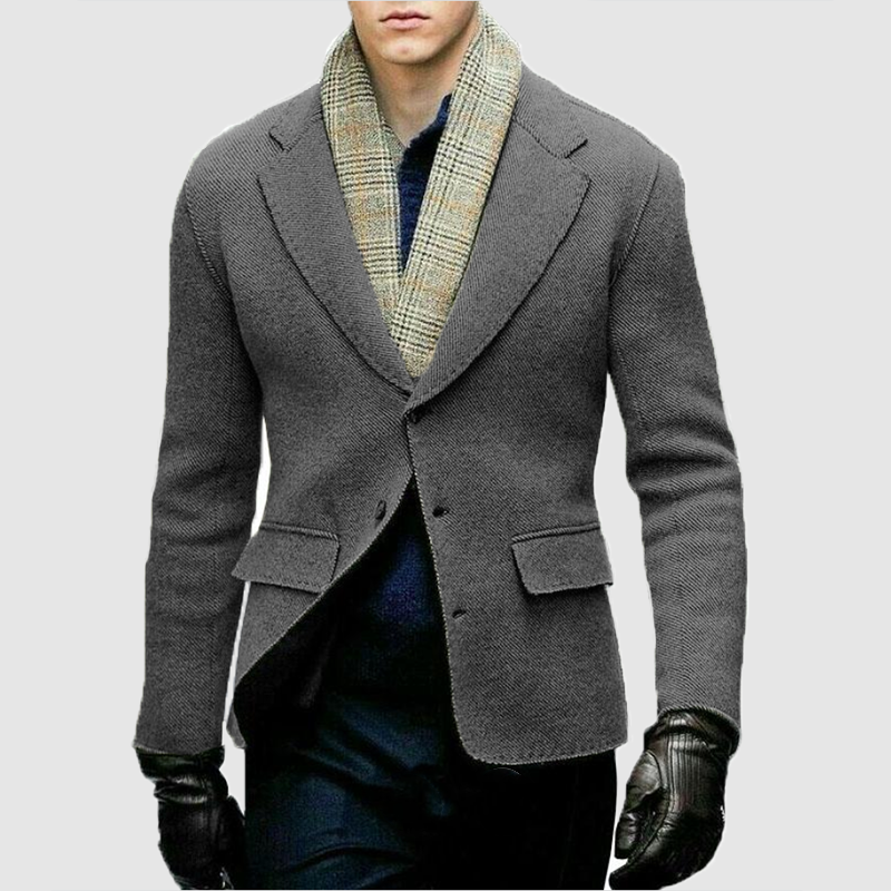 Men's casual solid color fashion warm slim coat(NEW)