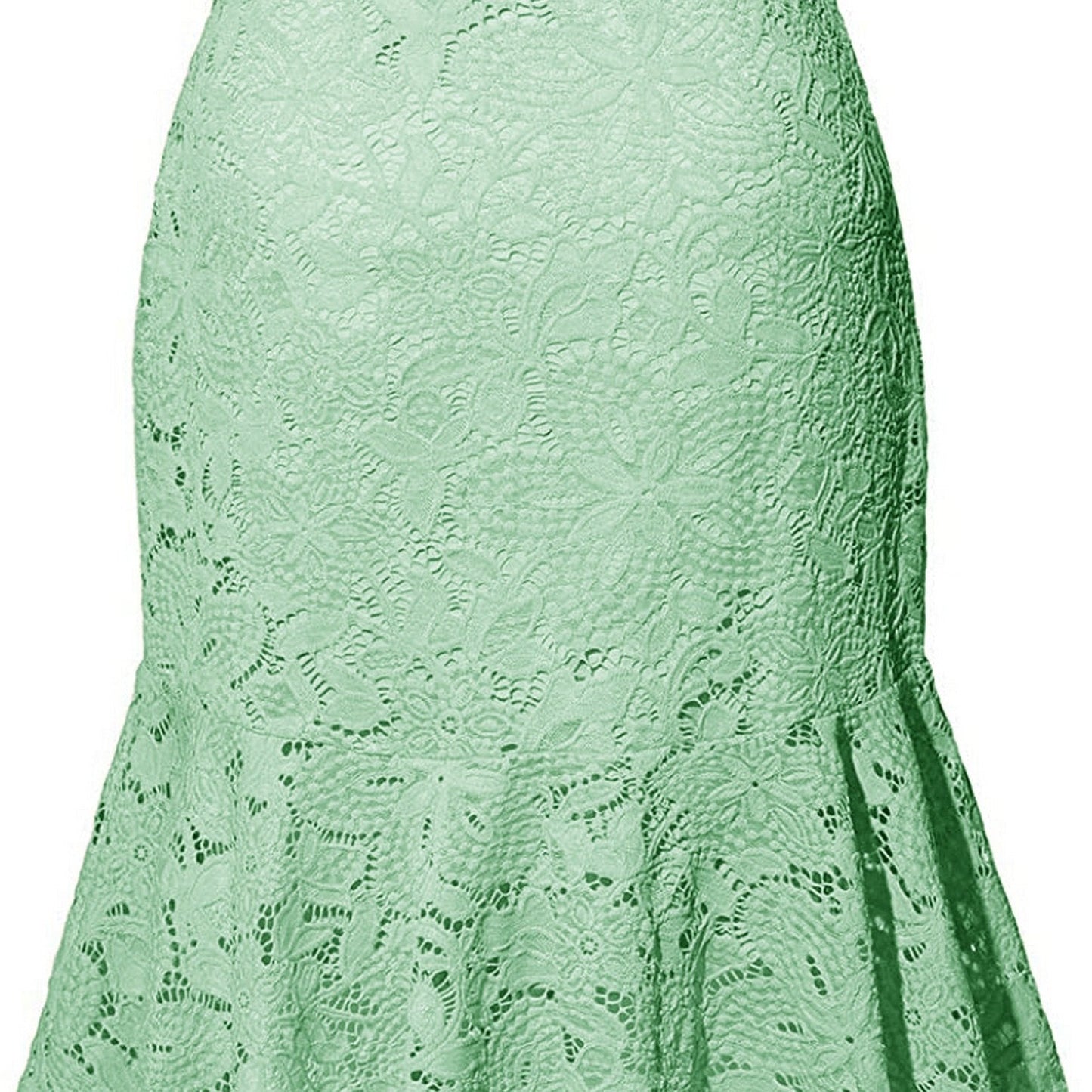 Women's Elegant Lace Fashion High Waist Skirt For Work  Office