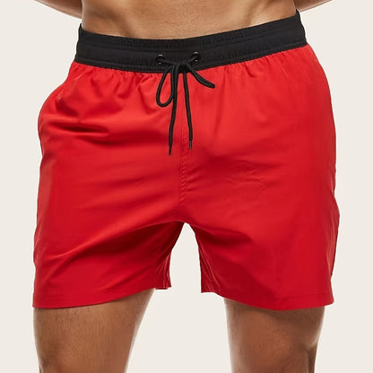 Men's Swim Trunks Quick Dry Beach Shorts With Pockets