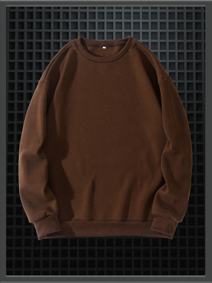 Men's Casual Autumn Round Neck Pullover Sweatshirt