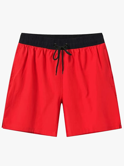 Men's Swim Trunks Quick Dry Beach Shorts With Pockets
