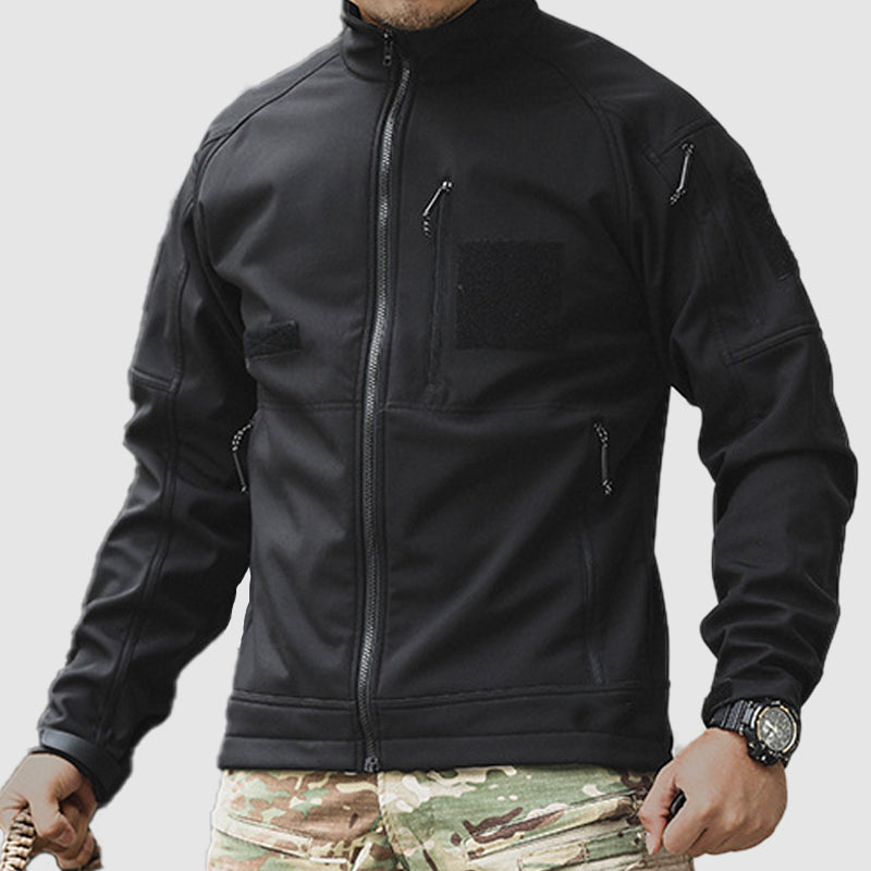 Men's Outdoor Windproof And Waterproof Tactical Jacket Slim Fit Soft Coat
