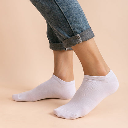 5pairs Men's Solid Colour Business Socks