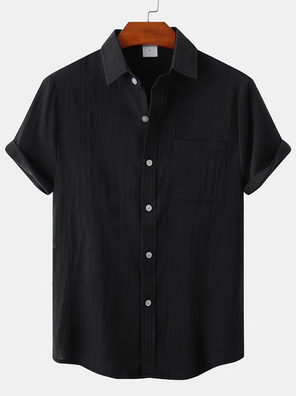 Men's Short Sleeve Button Shirt