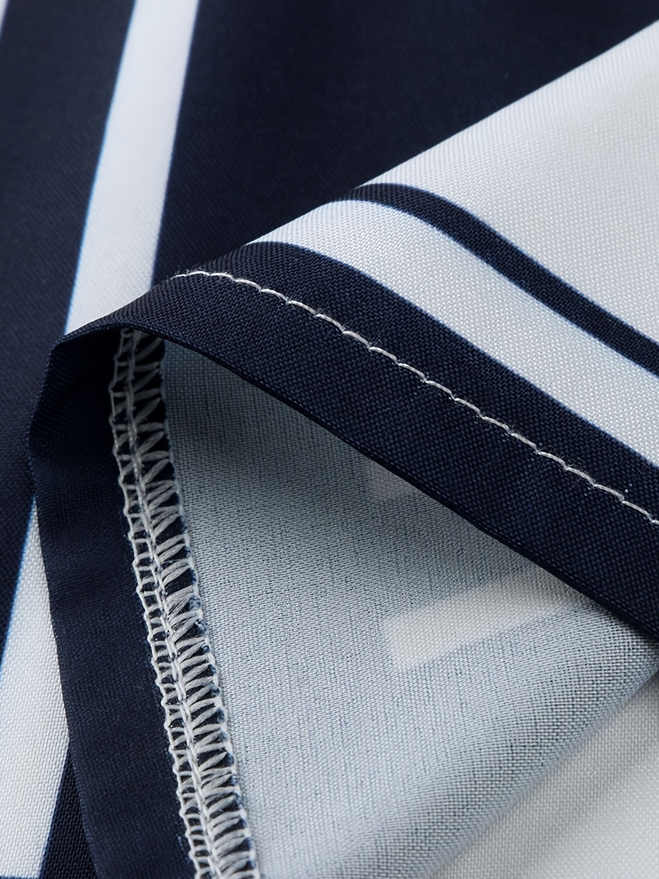 Casual Geometric Print Short Sleeve V-neck Loose Fashion Summer Dresses