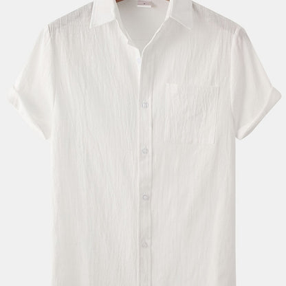 Men's Short Sleeve Button Shirt