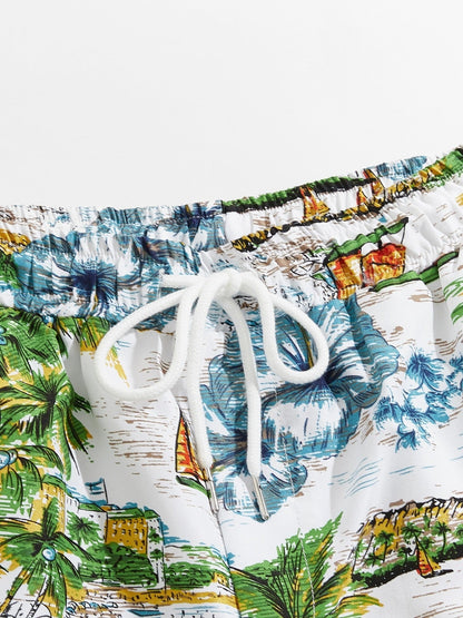 Men's Island Beach Drawstring Shorts