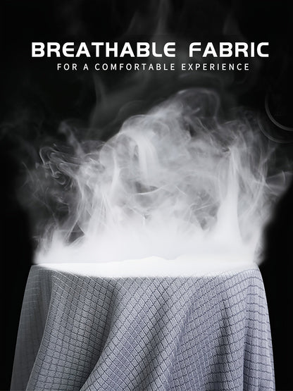 5pcs Men's Solid Color Crew Neck T-Shirt, Breathable Quick Drying Sweat Absorbing Sport Bodybuilding Shirt