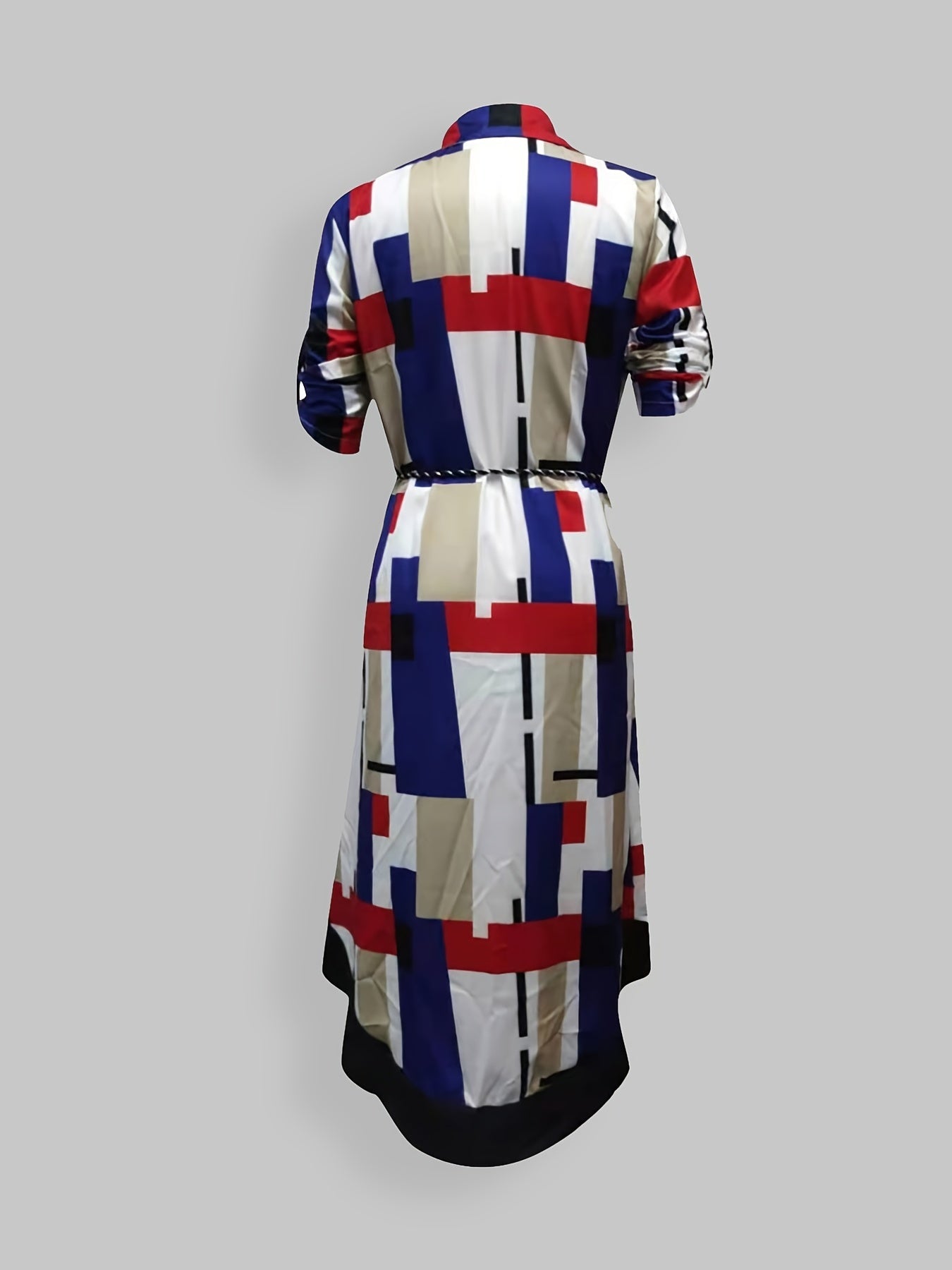 Elegant Summer High Waist Fashion Ditsy Floral Print Slim Temperament Maxi Dresses