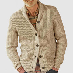 Men's Lapel Loose Pocket Sweater Cardigan