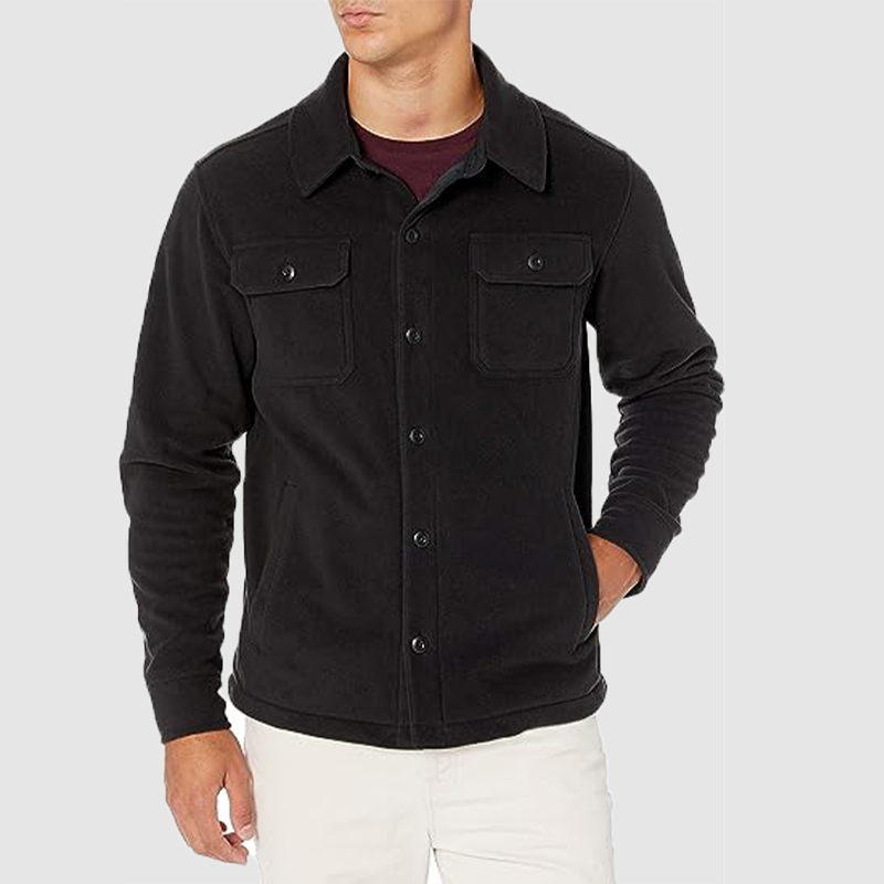 Men's Fall Fashion Cashmere Men Pocket Casual Long Sleeve Coat (new)