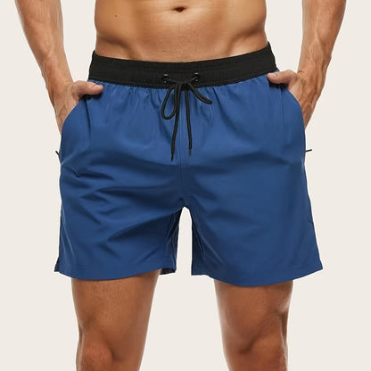 Men's Swim Trunks Quick Dry Beach Shorts With Pockets