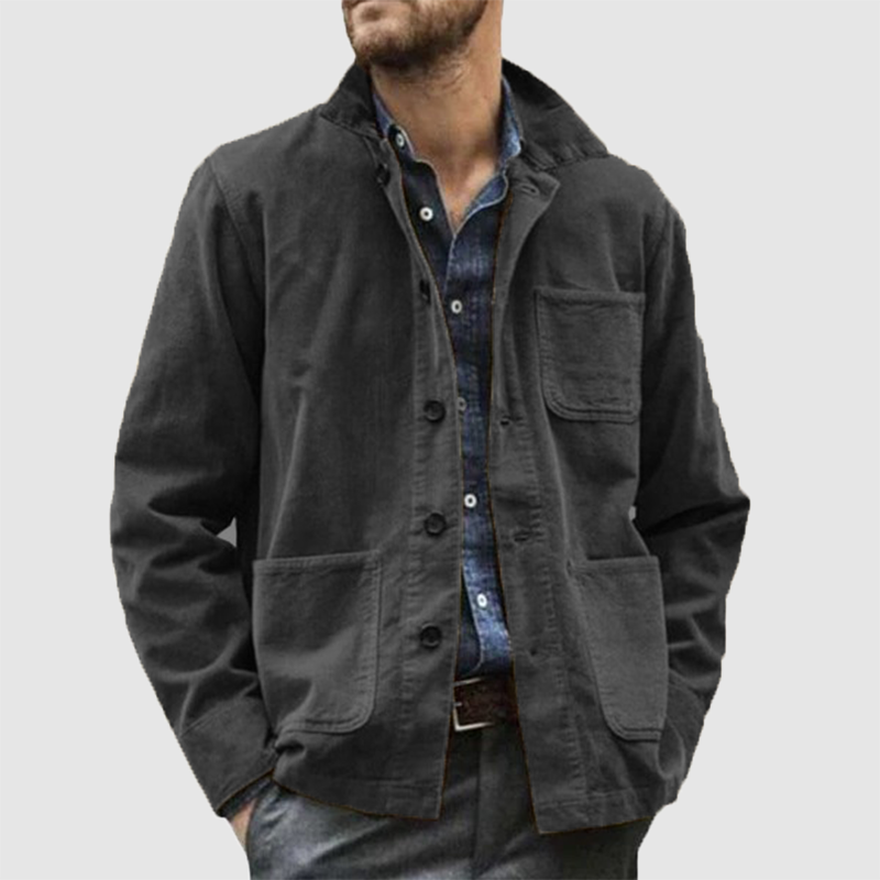 Men's long sleeve casual loose jacket jacket