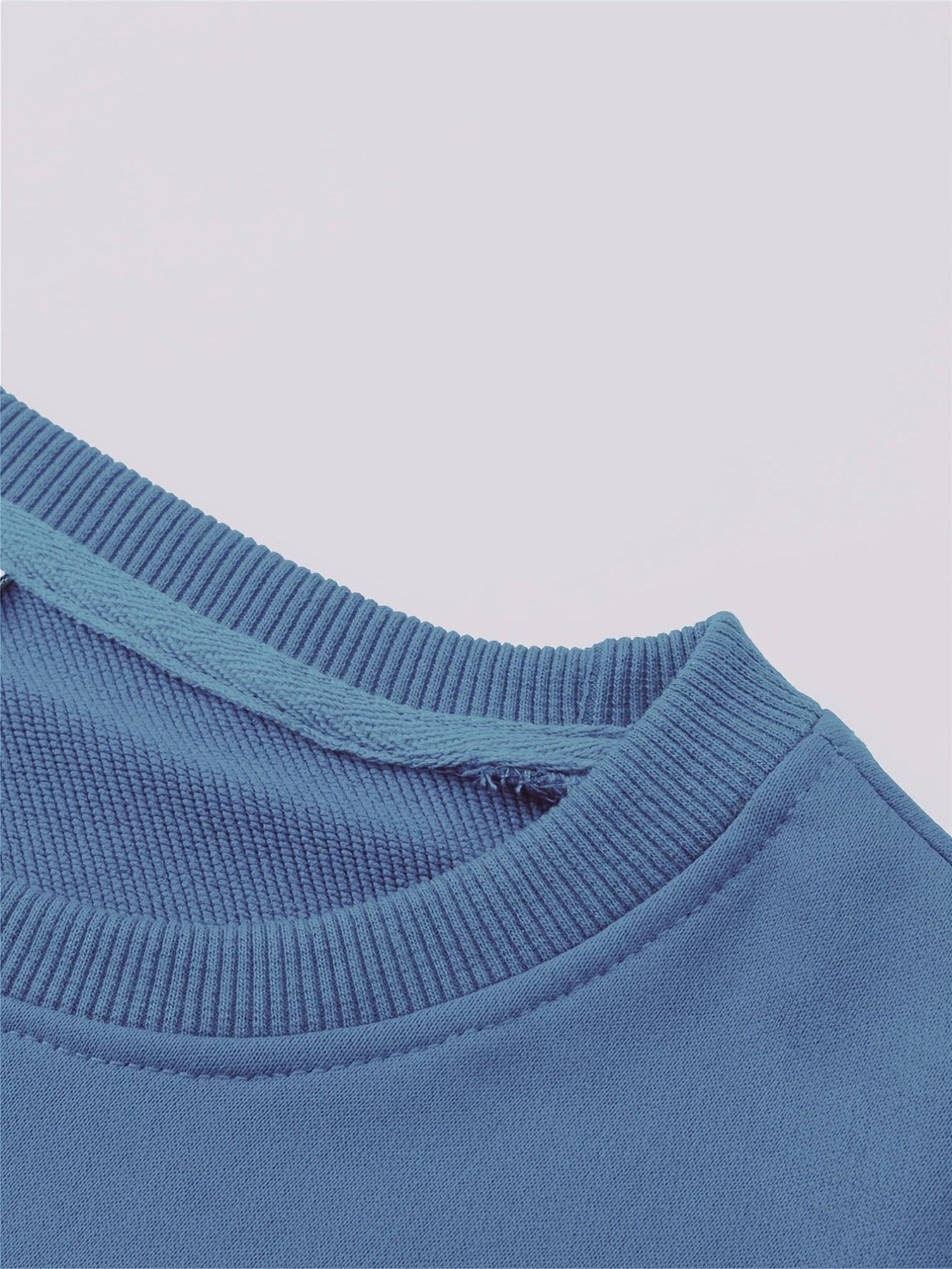 Men's Casual Drop Shoulder Fashion Round Neck Sweatshirts