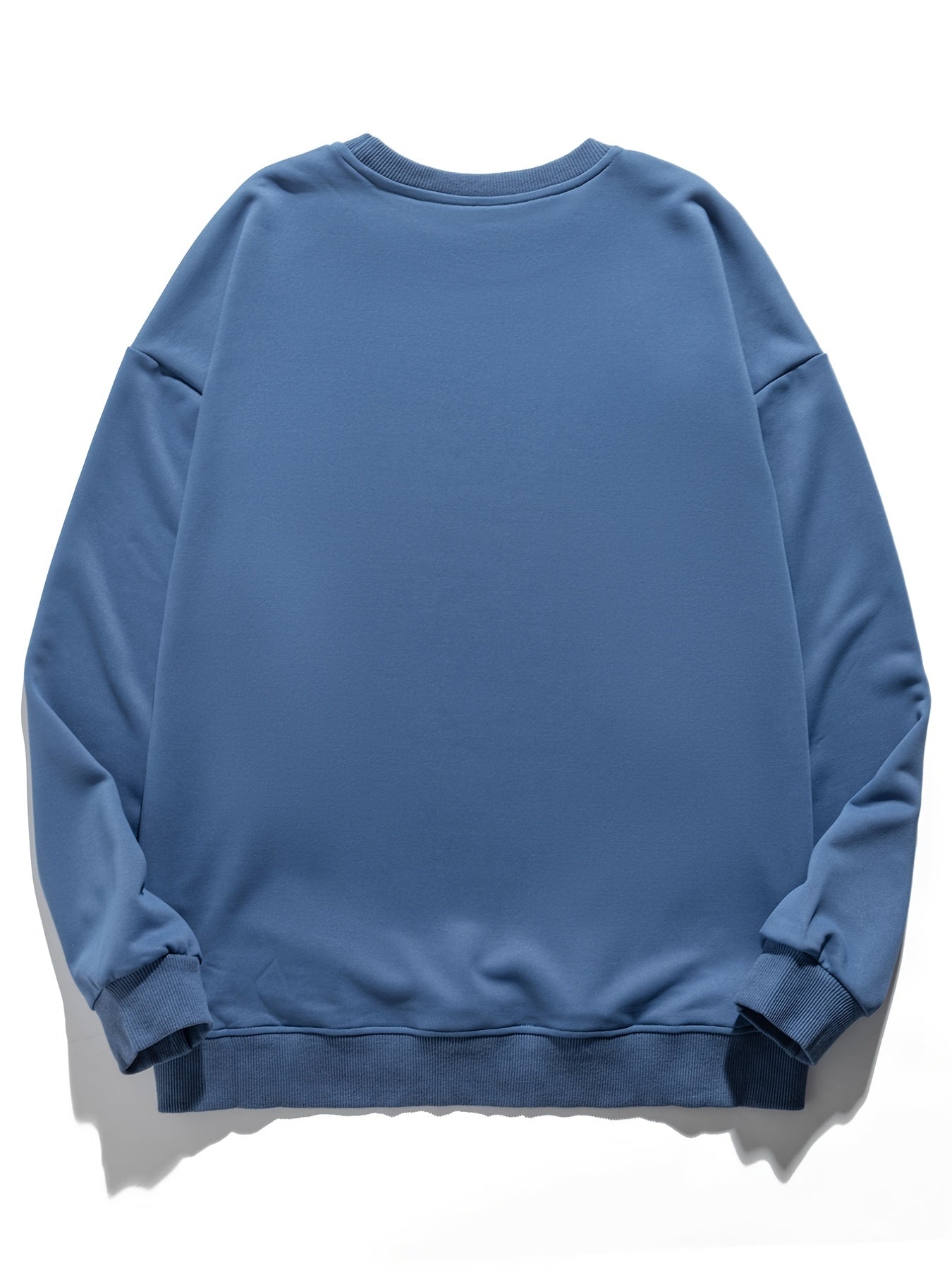 Men's Casual Drop Shoulder Fashion Round Neck Sweatshirts