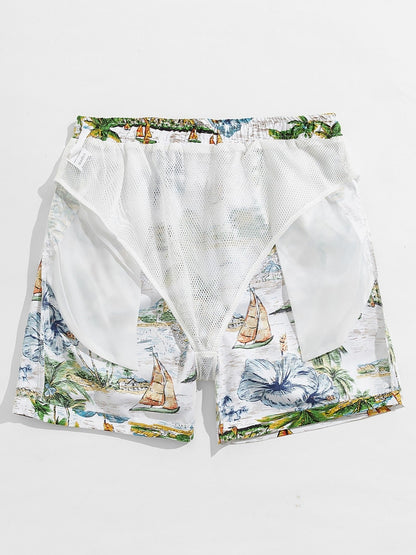 Men's Island Beach Drawstring Shorts