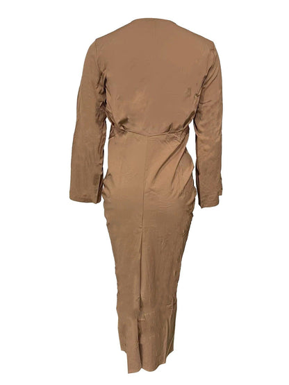 Women's Dresses Casual Elegant Long Sleeve V Neck Button Print Fashion Loose Dresses