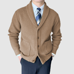 Men's fall and winter v-neck vintage knit cardigan  coat