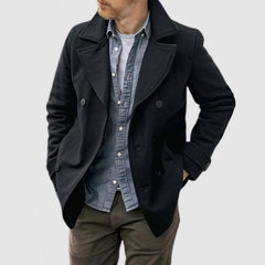 Men's Classic Double Breasted Lapel Jacket( NEW )