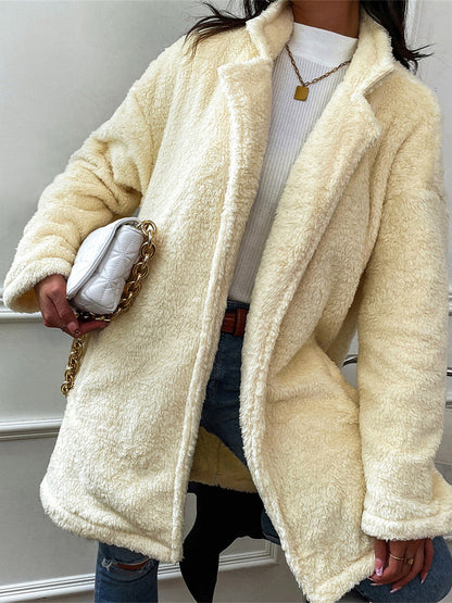 Women's Casual Double-sided Teddy Thermal Coat