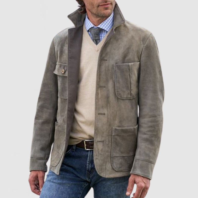 Men's Retro Casual Lapel Jacket